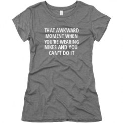 Ladies Slim Fit Super Soft Triblend Tee