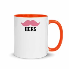 11oz Ceramic Mug with Color Inside