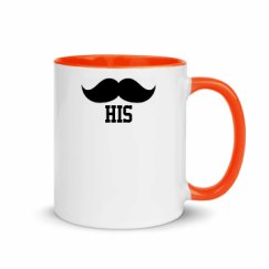 11oz Ceramic Mug with Color Inside