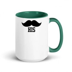 15oz Ceramic Mug with Color Inside