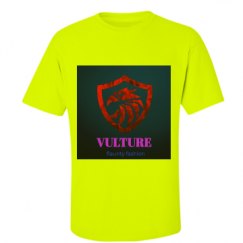 Unisex Ultra Cotton Safety Neon Crewneck Tee