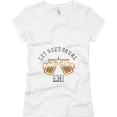 Ladies Slim Fit Basic Promo Jersey Tee