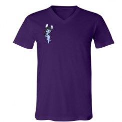 Unisex V-Neck Jersey Tee