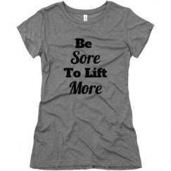 Ladies Slim Fit Super Soft Triblend Tee