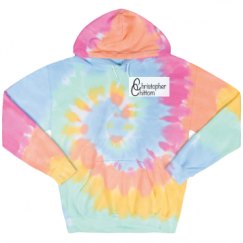 Unisex Tie-Dye Fleece Hoodie