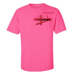 Unisex Ultra Cotton Safety Neon Crewneck Tee