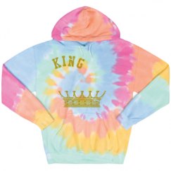 Unisex Tie-Dye Fleece Hoodie