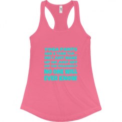 Ladies Slim Fit Racerback Tank Top