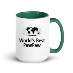 15oz Ceramic Mug with Color Inside