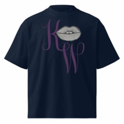 Unisex Organic Oversized High Neck T-Shirt