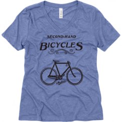 Ladies Relaxed Fit Super Soft Triblend V-Neck Tee