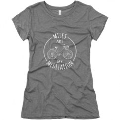 Ladies Slim Fit Super Soft Triblend Tee