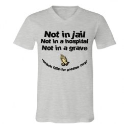 Unisex V-Neck Jersey Tee
