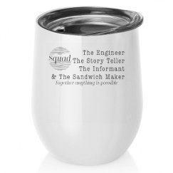 12oz Stainless Steel Stemless Wine Tumbler