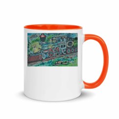 11oz Ceramic Mug with Color Inside