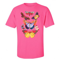 Unisex Ultra Cotton Safety Neon Crewneck Tee