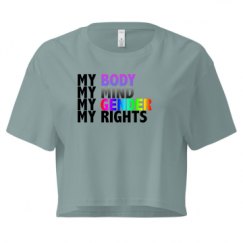 Ladies Festival Cali Crop Top Tee