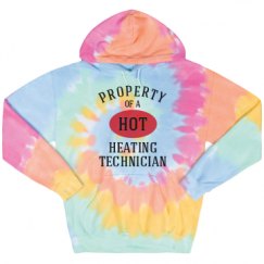 Unisex Tie-Dye Fleece Hoodie
