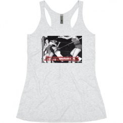 Ladies Slim Fit Super Soft Racerback Triblend Tank