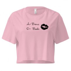Ladies Festival Cali Crop Top Tee