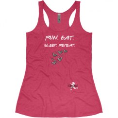 Ladies Slim Fit Super Soft Racerback Triblend Tank