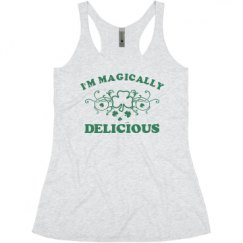Ladies Slim Fit Super Soft Racerback Triblend Tank