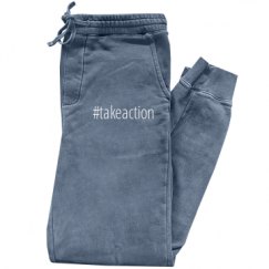 Pigment-Dyed Fleece Pants