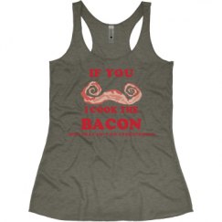 Ladies Slim Fit Super Soft Racerback Triblend Tank
