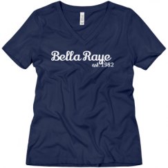 Ladies Relaxed Fit V-Neck Tee