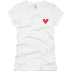 Ladies Slim Fit Basic Promo Jersey Tee