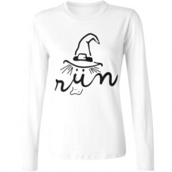 Ladies Relaxed Fit Basic Long Sleeve Tee