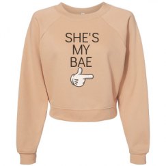 Women's Raglan Pullover Fleece