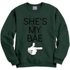 Unisex Film and Foil Crewneck Sweatshirt