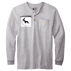 Unisex Carhartt Long Sleeve Henley Tee 