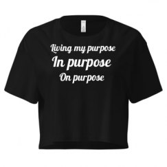 Ladies Festival Cali Crop Top Tee