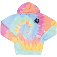 Unisex Tie-Dye Fleece Hoodie