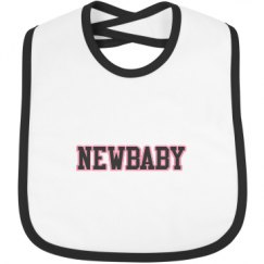 Infant Contrast Trim Bib