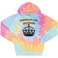 Unisex Tie-Dye Fleece Hoodie