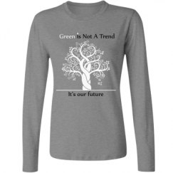 Ladies Relaxed Fit Basic Long Sleeve Tee