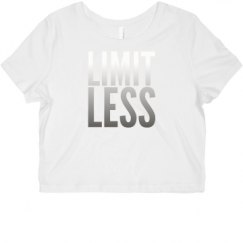 Ladies Slim Fit Crop Top Tee