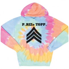 Unisex Tie-Dye Fleece Hoodie