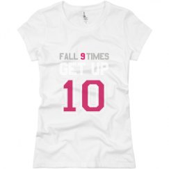 Ladies Slim Fit Basic Promo Jersey Tee