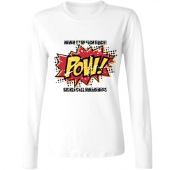 Ladies Relaxed Fit Basic Long Sleeve Tee