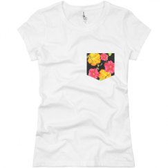 Ladies Slim Fit Basic Promo Jersey Tee