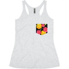 Ladies Slim Fit Super Soft Racerback Triblend Tank