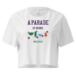 Ladies Festival Cali Crop Top Tee