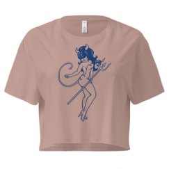 Ladies Festival Cali Crop Top Tee