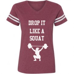 Ladies Relaxed Fit Vintage Sports Tee