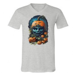 Unisex V-Neck Jersey Tee