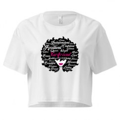 Ladies Festival Cali Crop Top Tee